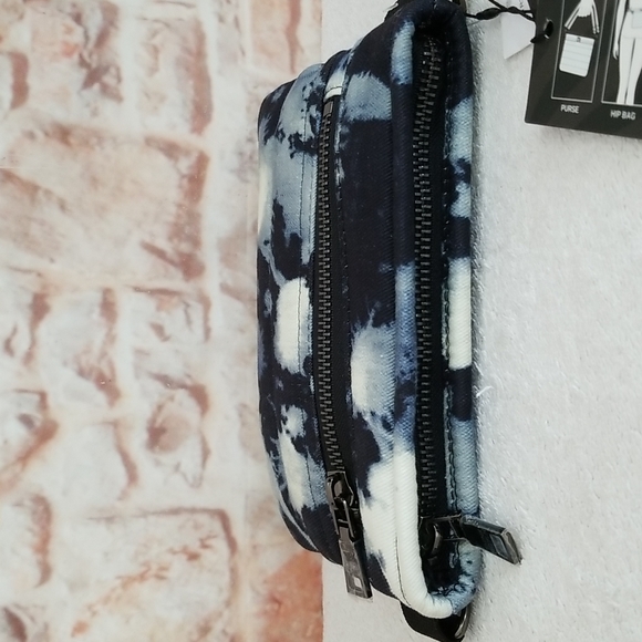 New Think Royln Tie-Dye Denim Bum Bag - Picture 8 of 13